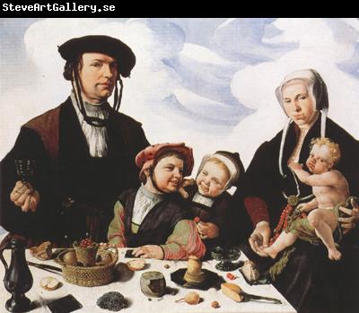 HEEMSKERCK, Maerten van Family Portrait (mk08)